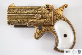 Replik eines doppelläufigen Derringers, USA 1866 3