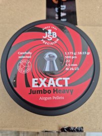 Bewertungen: Diabolo JSB Exact Jumbo Heavy 5,52mm 500 Stk - 1