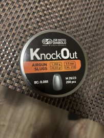 Bewertungen: JSB KnockOut Slugs 5,49mm 1,350g 200Stk. - 1