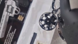 Bewertungen: Luftrevolver ASG Dan Wesson 6" silver für Diabolos 4,5mm - 3