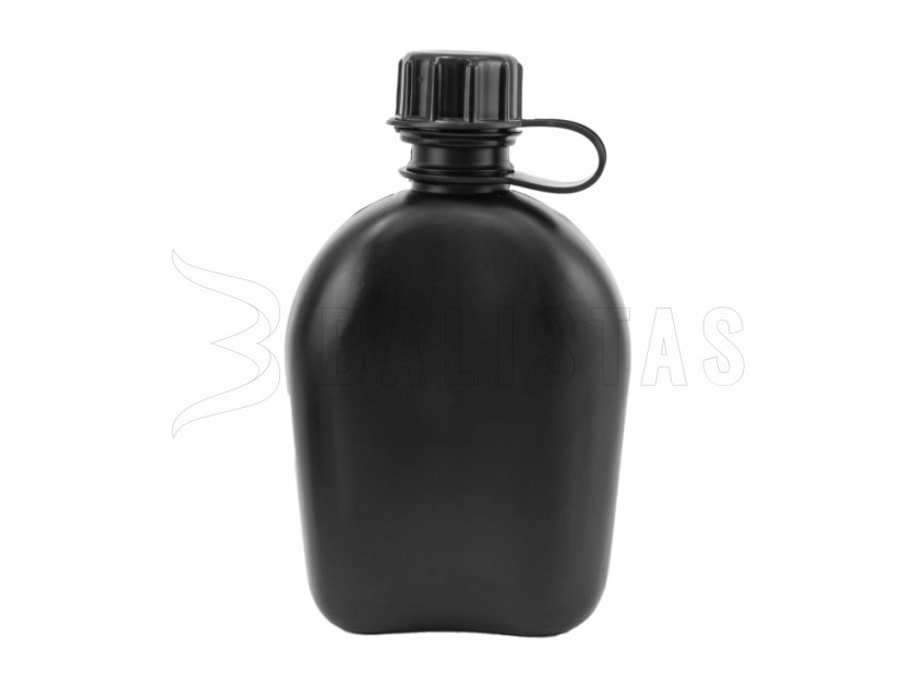 Feldflasche in Hülle MFH schwarz