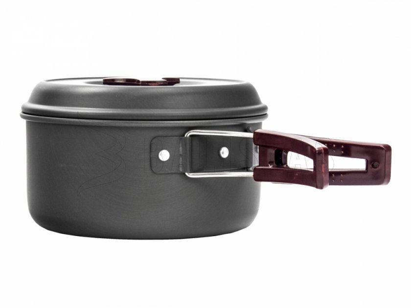 MFH Set aus eloxiertem Aluminium-Geschirr für 5 Personen