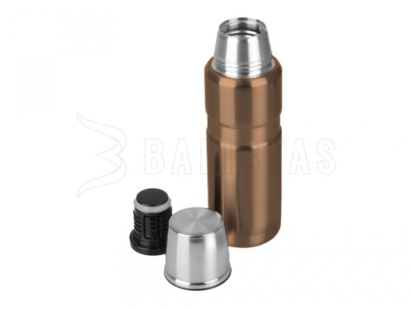 Thermosflasche Thermos King 0,47 l braun