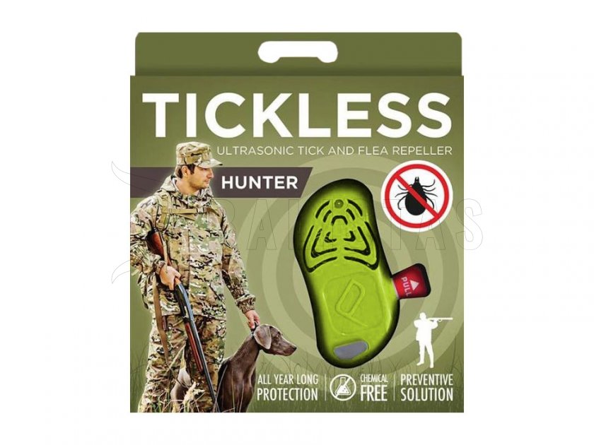 Zeckenabwehrgerät für Jäger Tickless grün 3