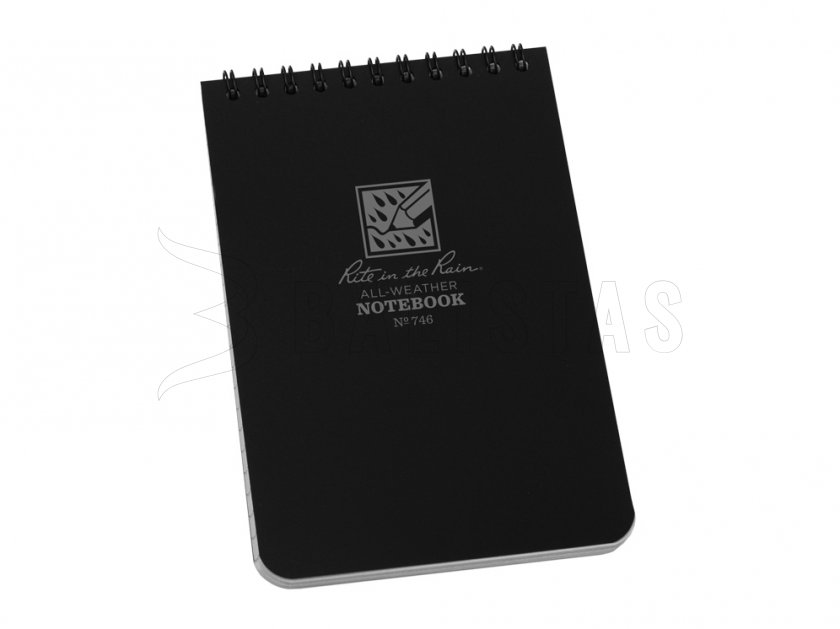 Wasserdichtes Notizbuch Rite in the Rain 746 4x6 schwarz 2