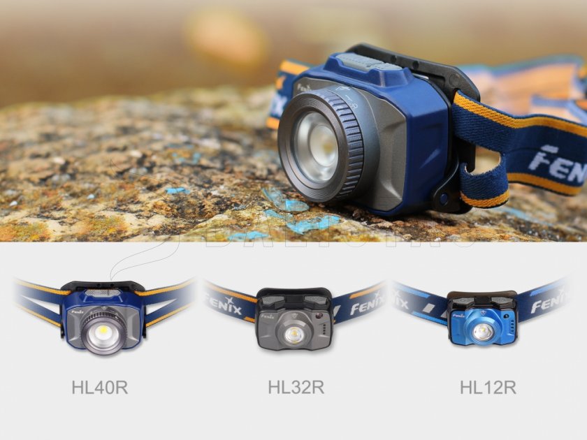 Stirnlampe Fenix HL32R grau