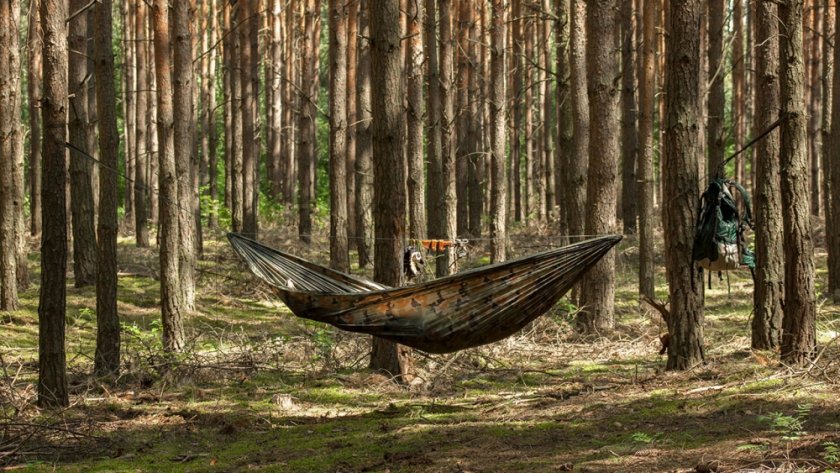 Hamakové Lanko Lesovik Smuk schwarz
