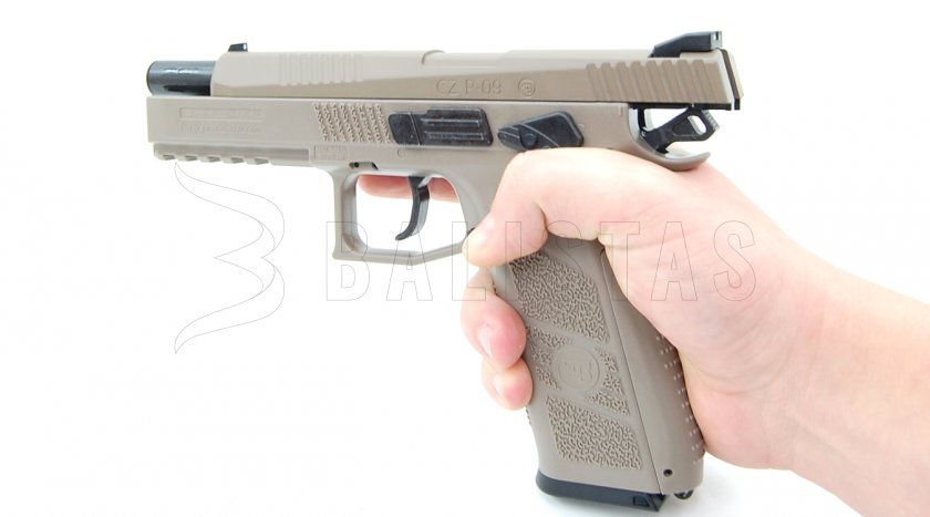 Luftpistole ASG CZ P-09 FDE Blowback 4,5mm