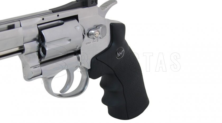 Luftrevolver ASG Dan Wesson 6" silver für Diabolos 4,5mm