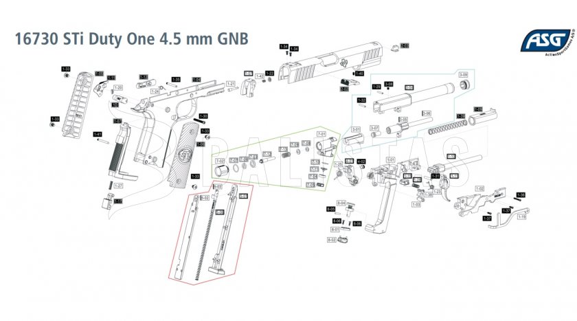 Luftpistole ASG STI Duty One 4,5mm