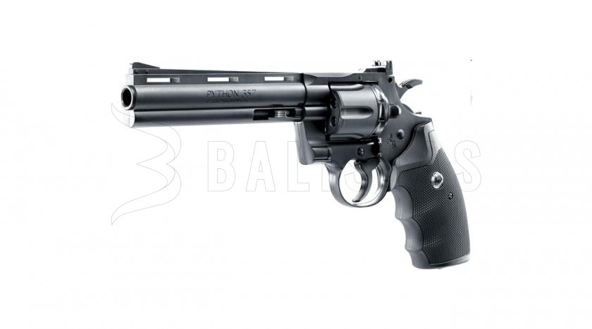 Luftdruckrevolver Umarex Colt Python 6" schwarz Diabolo/BB 4,5mm