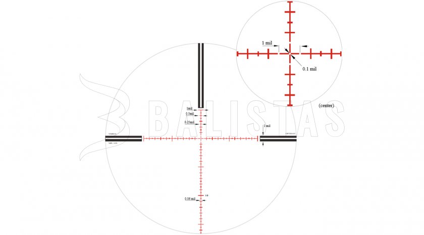 Zielfernrohr Optisan EVE 3-12x44Pi (MIL-NMH10X)