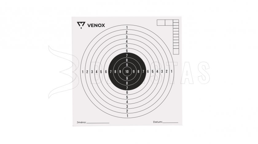 Luftgewehr-Zielscheiben Venox 14x14 100 Stk