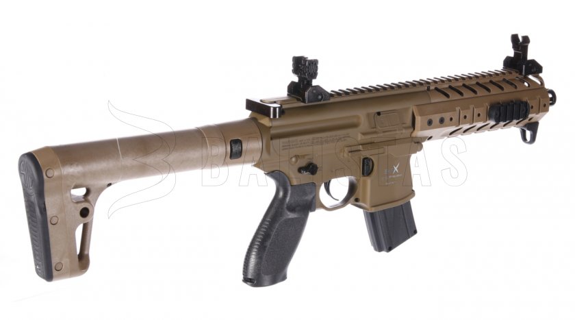 Luftgewehr Sig Sauer MPX 4,5mm FDE Sand mit Kolimator