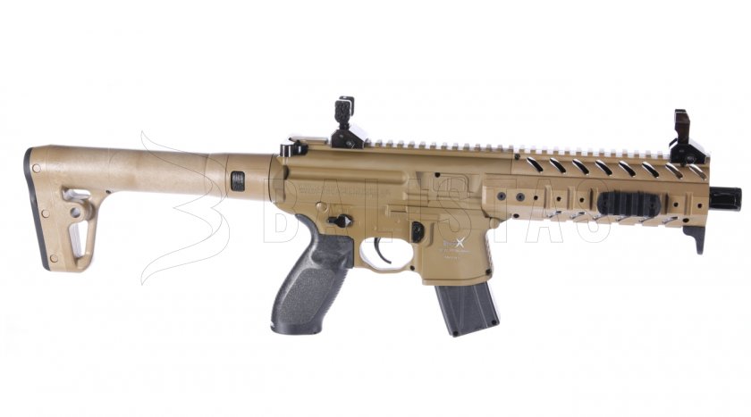 Luftgewehr Sig Sauer MPX 4,5mm FDE Sand mit Kolimator