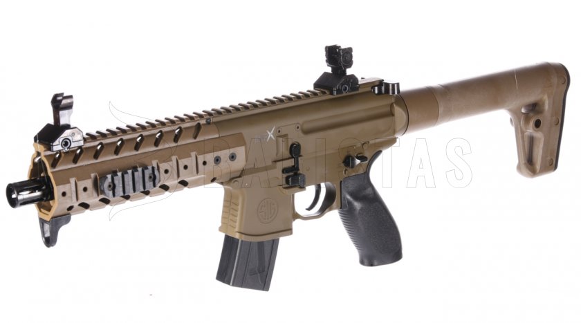 Luftgewehr Sig Sauer MPX 4,5mm FDE Sand mit Kolimator