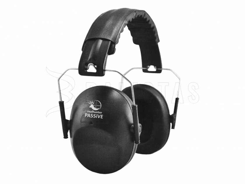 Kopfhörer RealHunter Passive schwarz