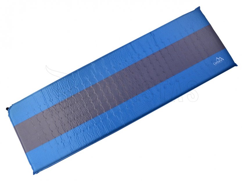 Selbstaufblasende Isomatte Cattara 5cm blau-grau
