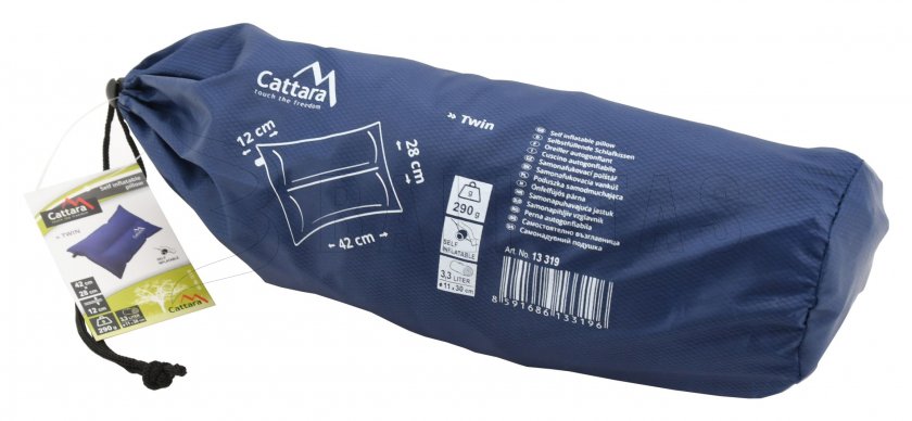 Selbstaufblasendes Kissen Twin blau 4