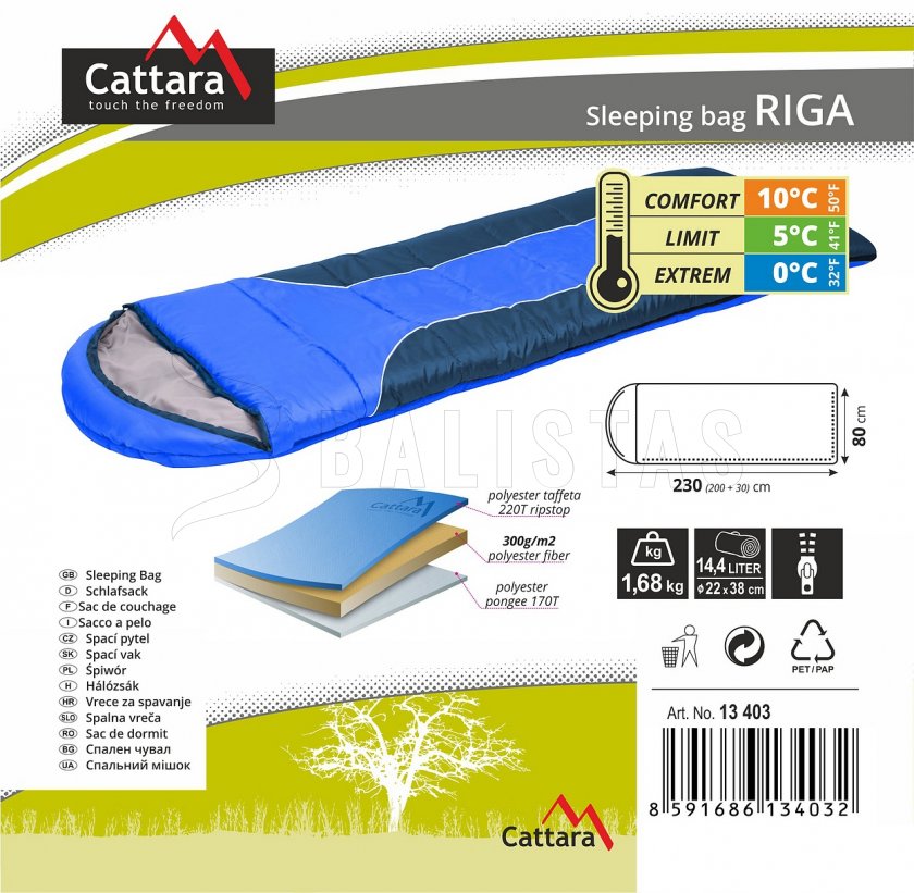 Decke Schlafsack Riga 210cm