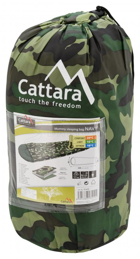 Mumienschlafsack Navy 200cm