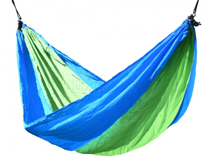 Hängematte NYLON 275x137 cm grün-blau
