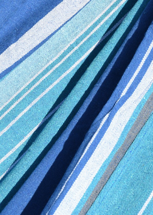 Hängematte TEXTIL 200x100 cm blau-weiß