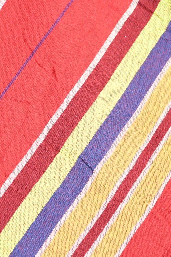 Hängematte TEXTIL 200x100 cm rot-gelb