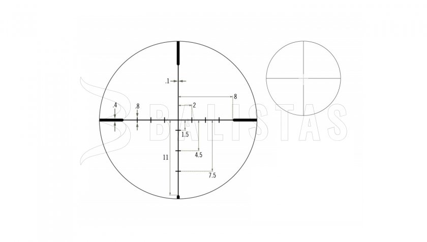 Zielfernrohr Vortex Crossfire II 4-12x50 AO Dead-Hold BDC MOA