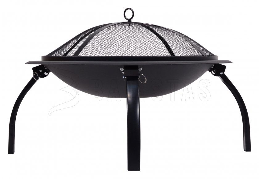 Feuerstelle mit Grillrost Vesuv mit Deckel