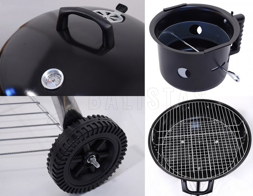 Holzkohlegrill Taranto 55 cm