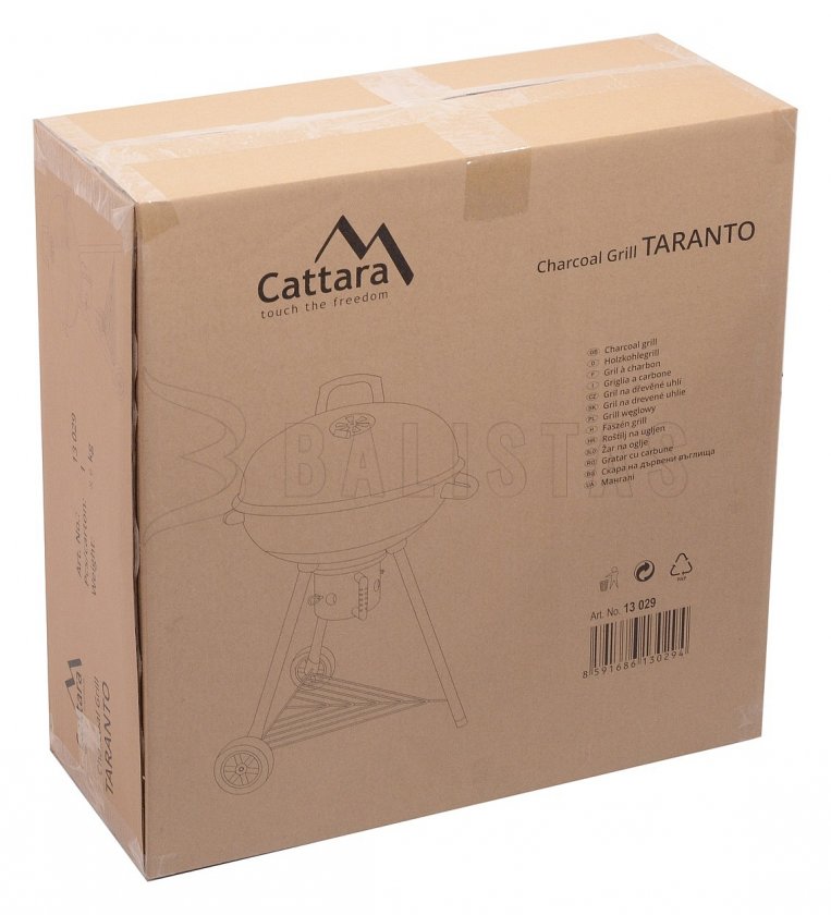 Holzkohlegrill Taranto 55 cm