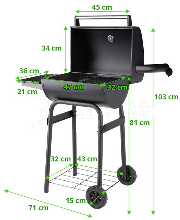 Grill Apache für Holzkohle (99514)
