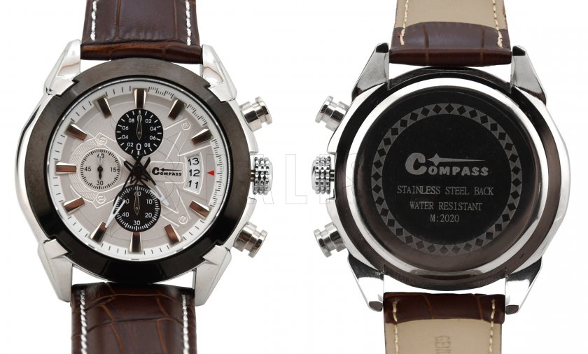 Chrono White Kompass Uhr