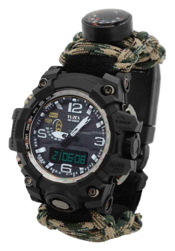 Outdoor-Uhr mit Thermometer Waterproof