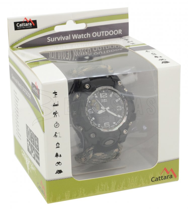 Outdoor-Uhr mit Thermometer Waterproof