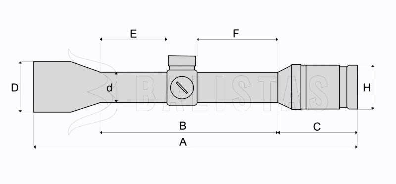 Zielfernrohr FOMEI 4x32 BEATER I SMC G4 (50m)