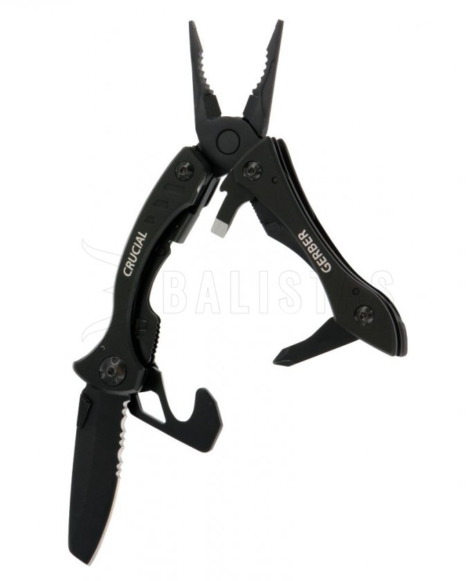 Multitool-Zange Gerber Crucial, schwarz