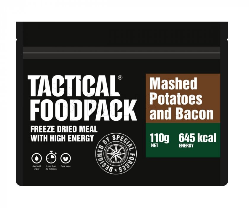 Dehydriertes Essen - Kartoffelbrei mit Speck Tactical Foodpack