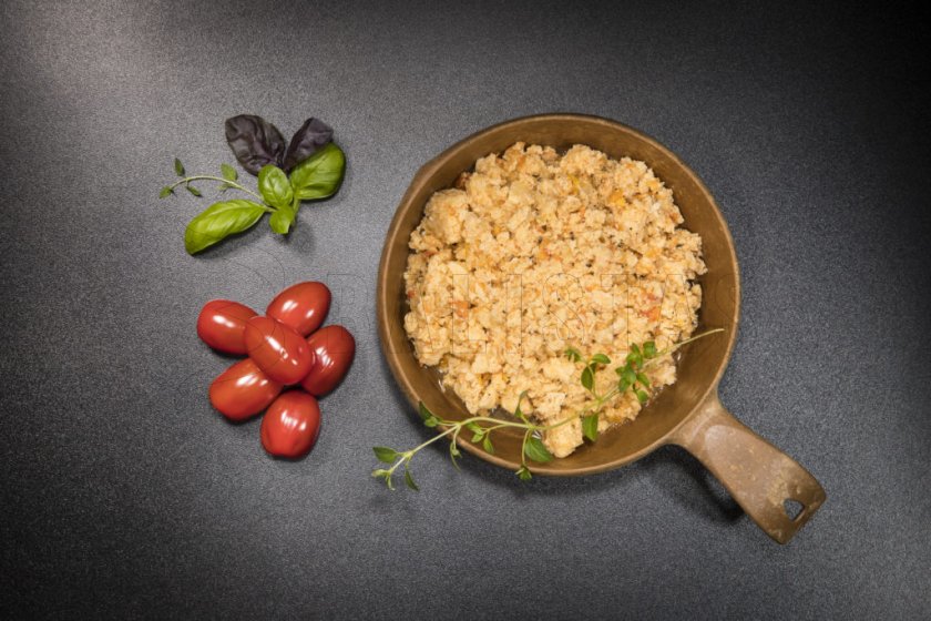 Dehydriertes Essen - Rührei mit Tomaten Tactical Foodpack