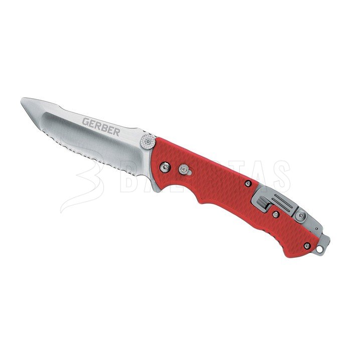 Messer Gerber Hinderer Rescue mit Wellenschliff