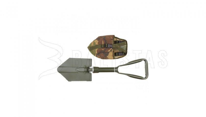 Feldspaten Army MFH klein mit Tasche grün
