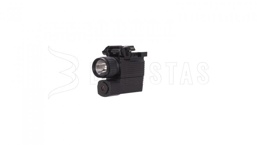 Laserzielgerät Venox Flash grün mit LED-Taschenlampe