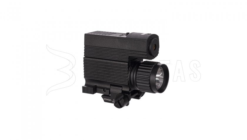 Laserzielgerät Venox Flash grün mit LED-Taschenlampe 2