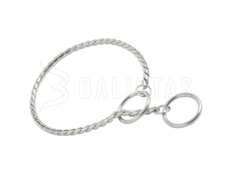 Kette-Halsband DeLuxe silber, 70 cm