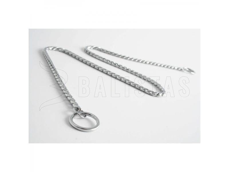Kette DeLuxe, silbern, 75 cm