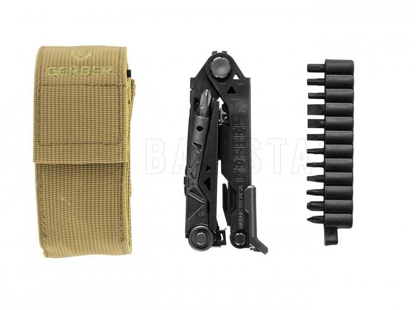 Multifunktionszange Gerber Center-Drive schwarz mit Bits Nylon-Etui