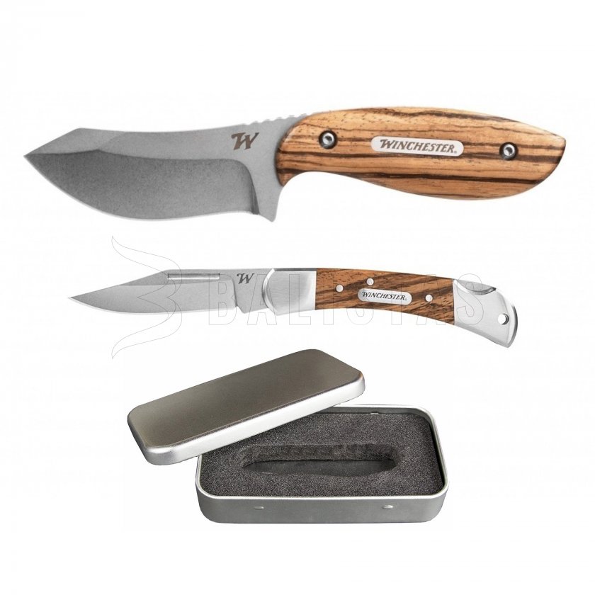 Messer-Set Winchester Barrens + Lasso in Geschenkbox