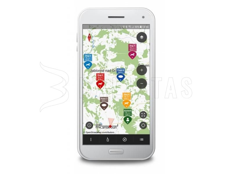 Halsband für GPS-Lokator Dogtrace DOG GPS X30 4