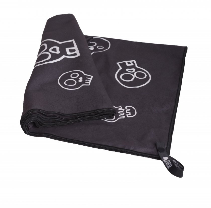 Handtuch Zulu Light XL 85x150cm Totenköpfe
